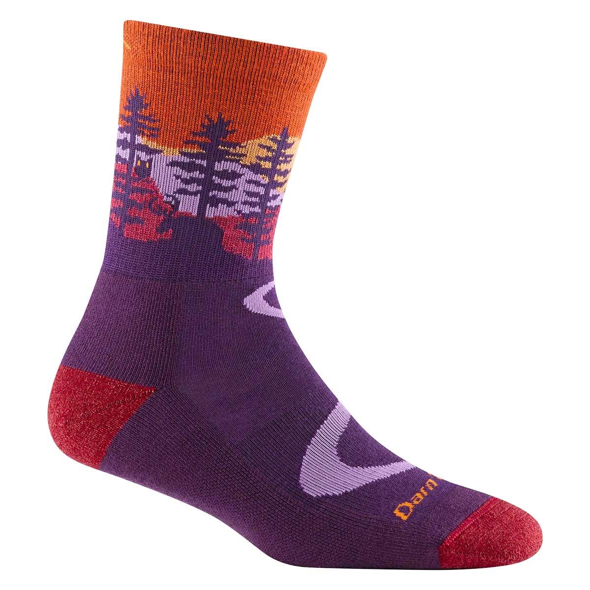 Darn Tough Northwoods Midweight with Cushion Micro Crew Sock Women's in Nightshade